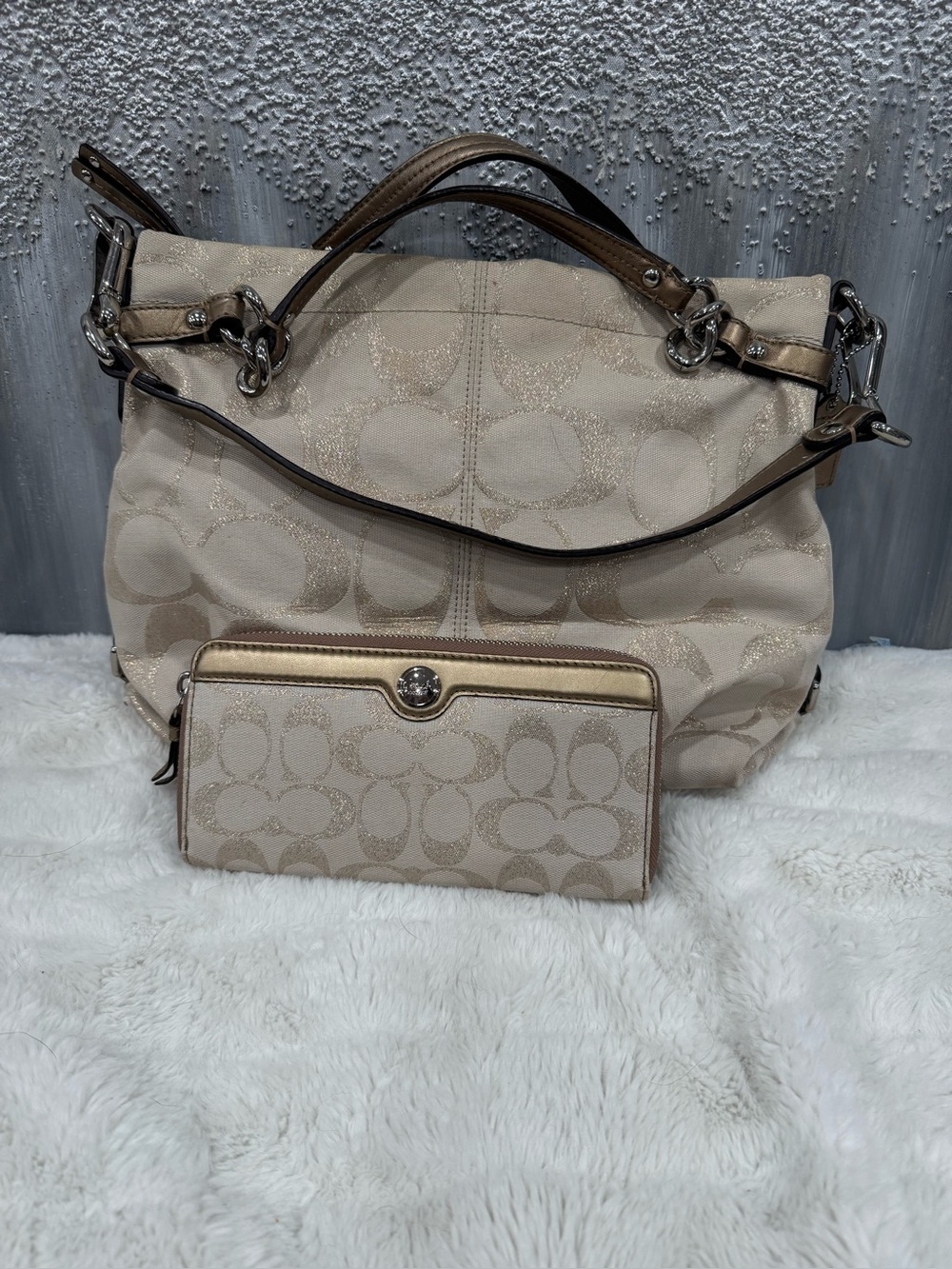 Coach Brooke Shoulder Bag and Wallet - Picture 1 of 9